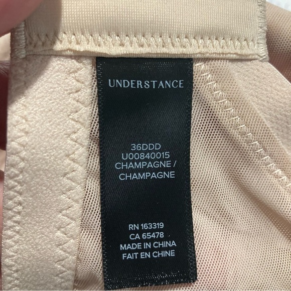 UNDERSTANCE SZ 36DDD Ivy Smooth Lace  Full Coverage Lightly Padded Underwire Bra - Picture 5 of 11